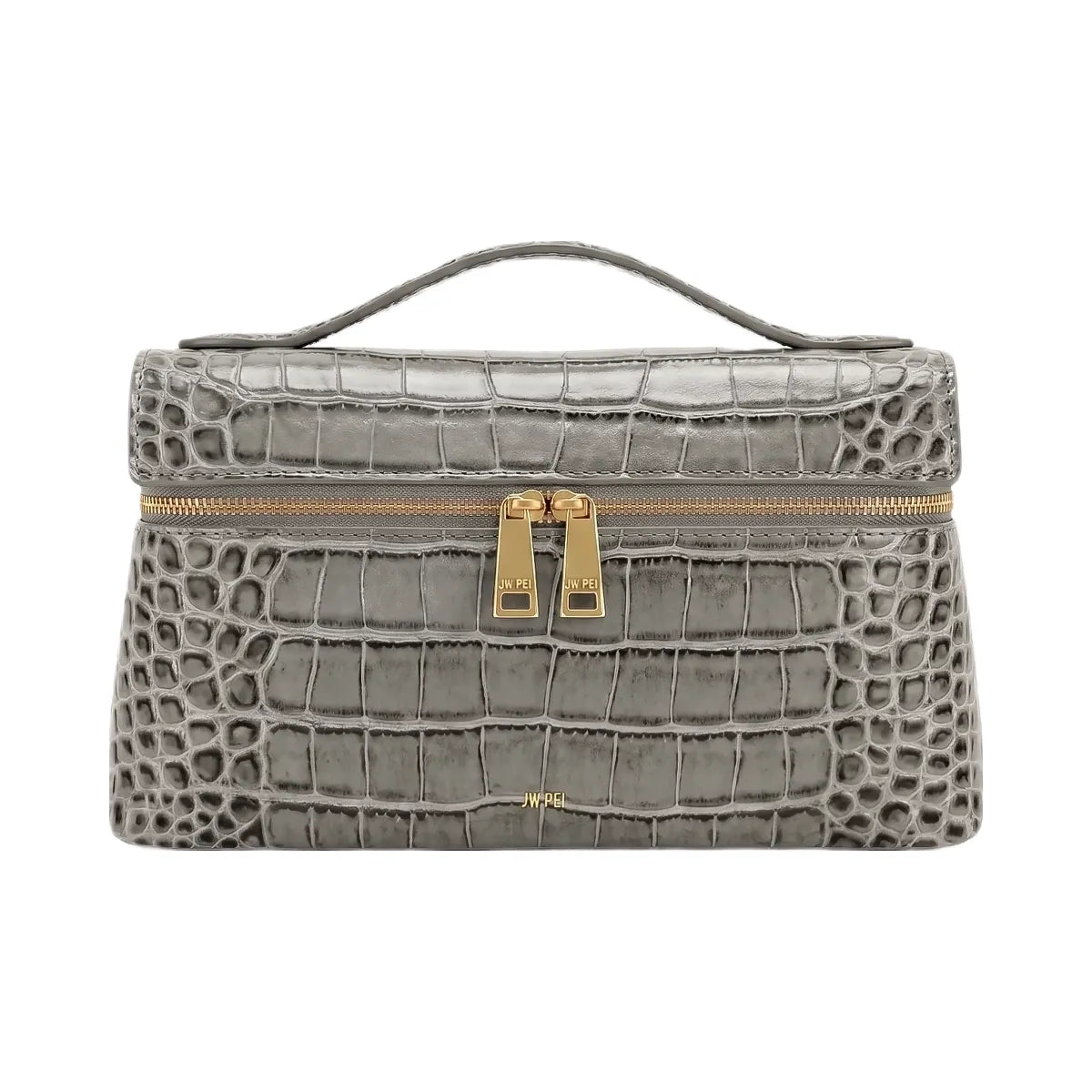 JW PEI Thea Top Handle Bag Grey Croc