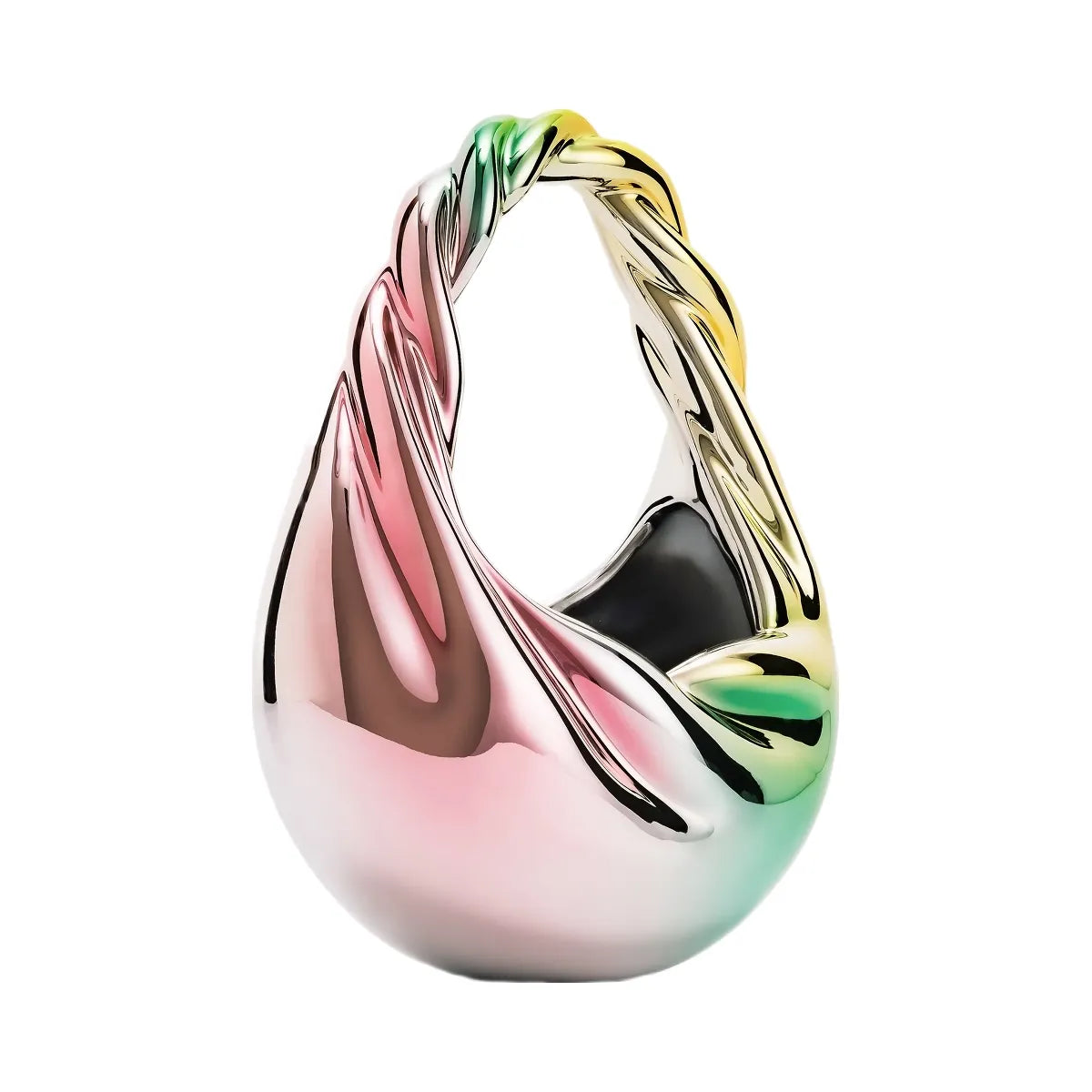 JW PEI Willow Twist Crescent Top Handle Bag Multicolor