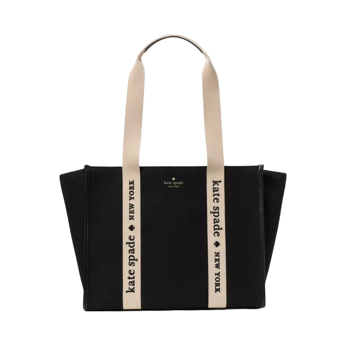 Kate Spade Kip Canvas Large Tote Bag Black