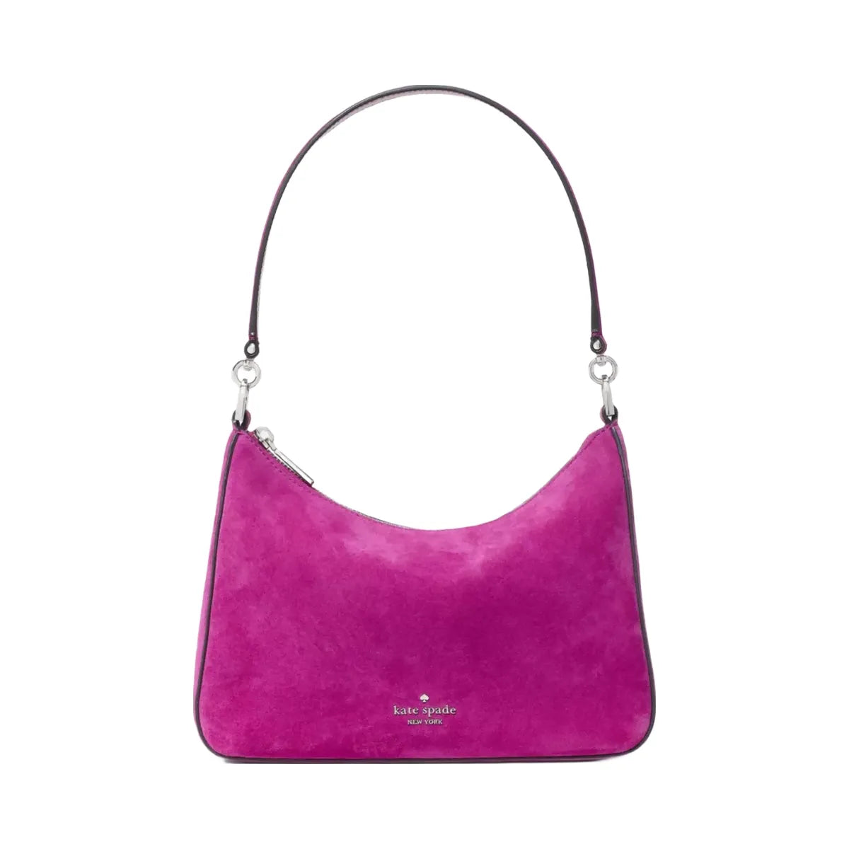 Kate Spade Margot Suede Medium Shoulder Bag Beet