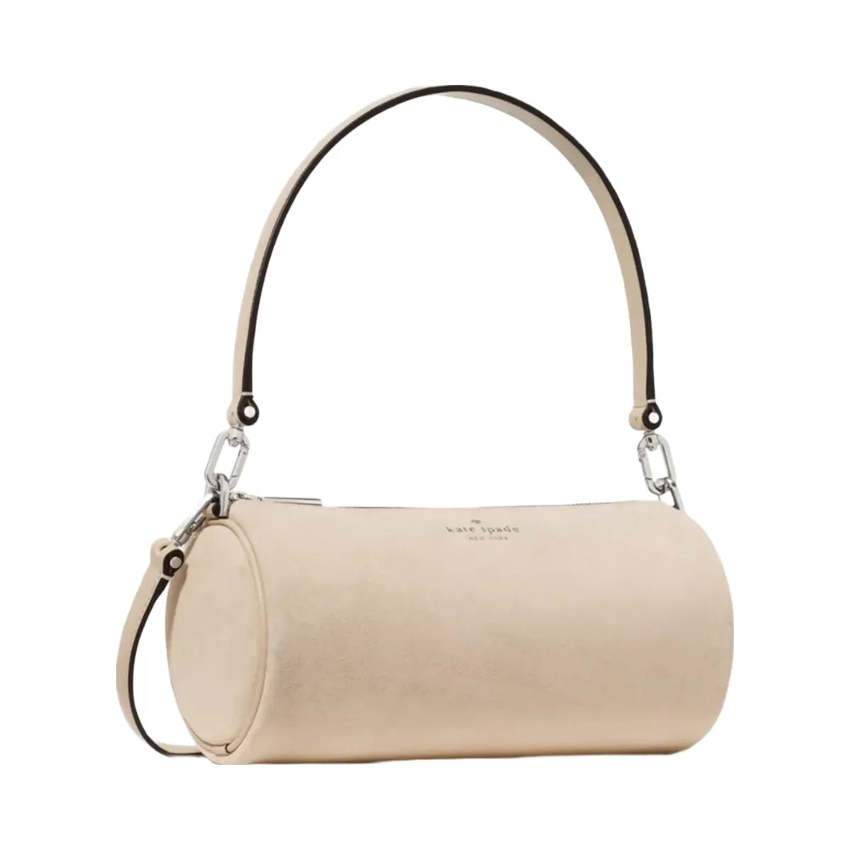 Kate Spade Roulette Suede Crossbody Bag Light Sand