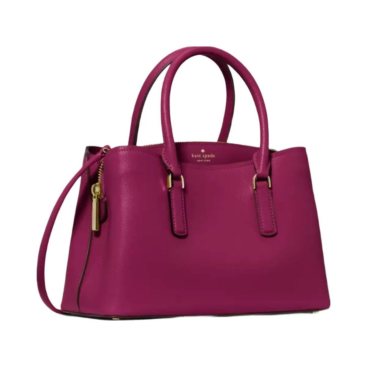 Kate Spade Thompson Street Small Satchel Bag Dark Raspberry