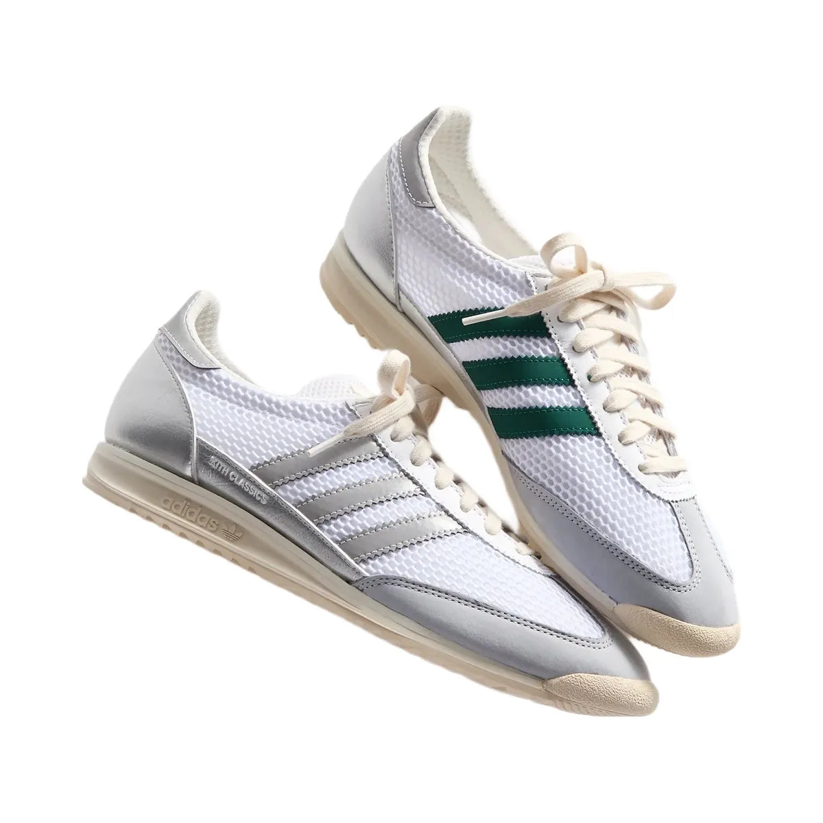 Kith x adidas SL 72 OG - Green / Metallic Silver