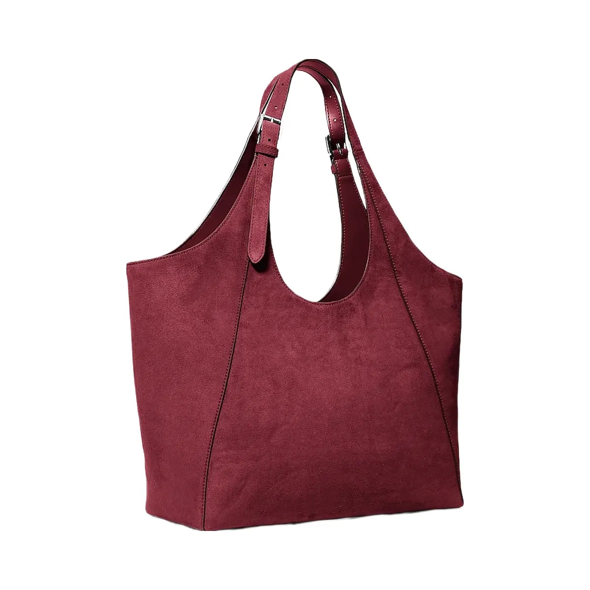 Michael Kors Bernie Large Tote Bag Maroon