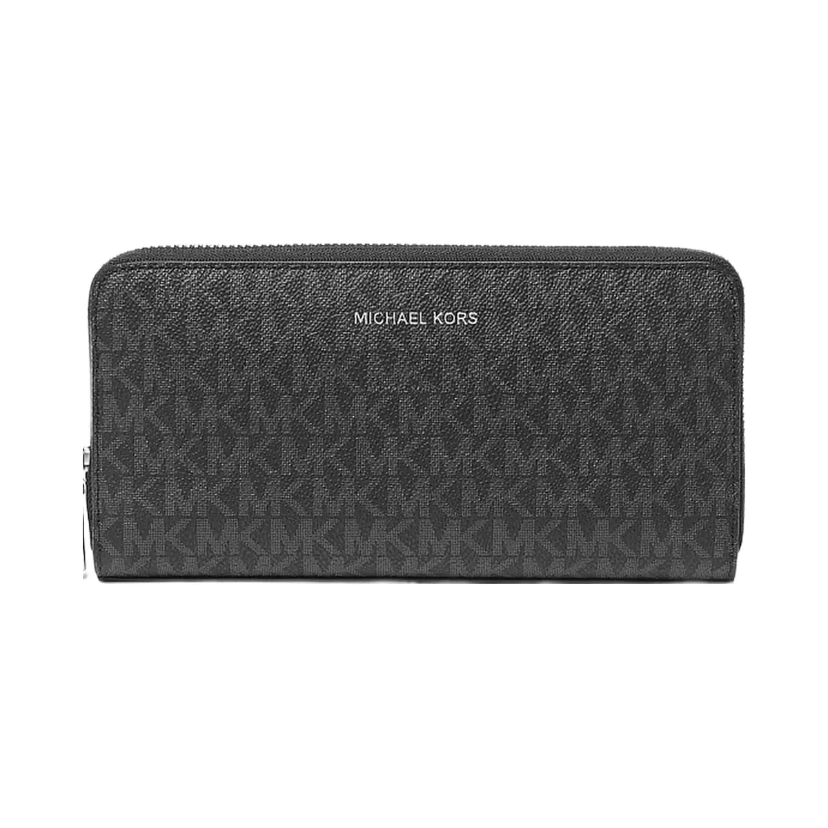 Michael Kors Cooper Logo Zip-Around Wallet Black
