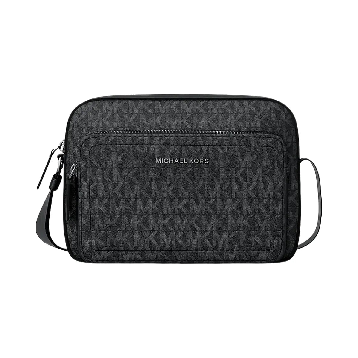 Michael Kors Cooper Signature Logo Flight Bag Black