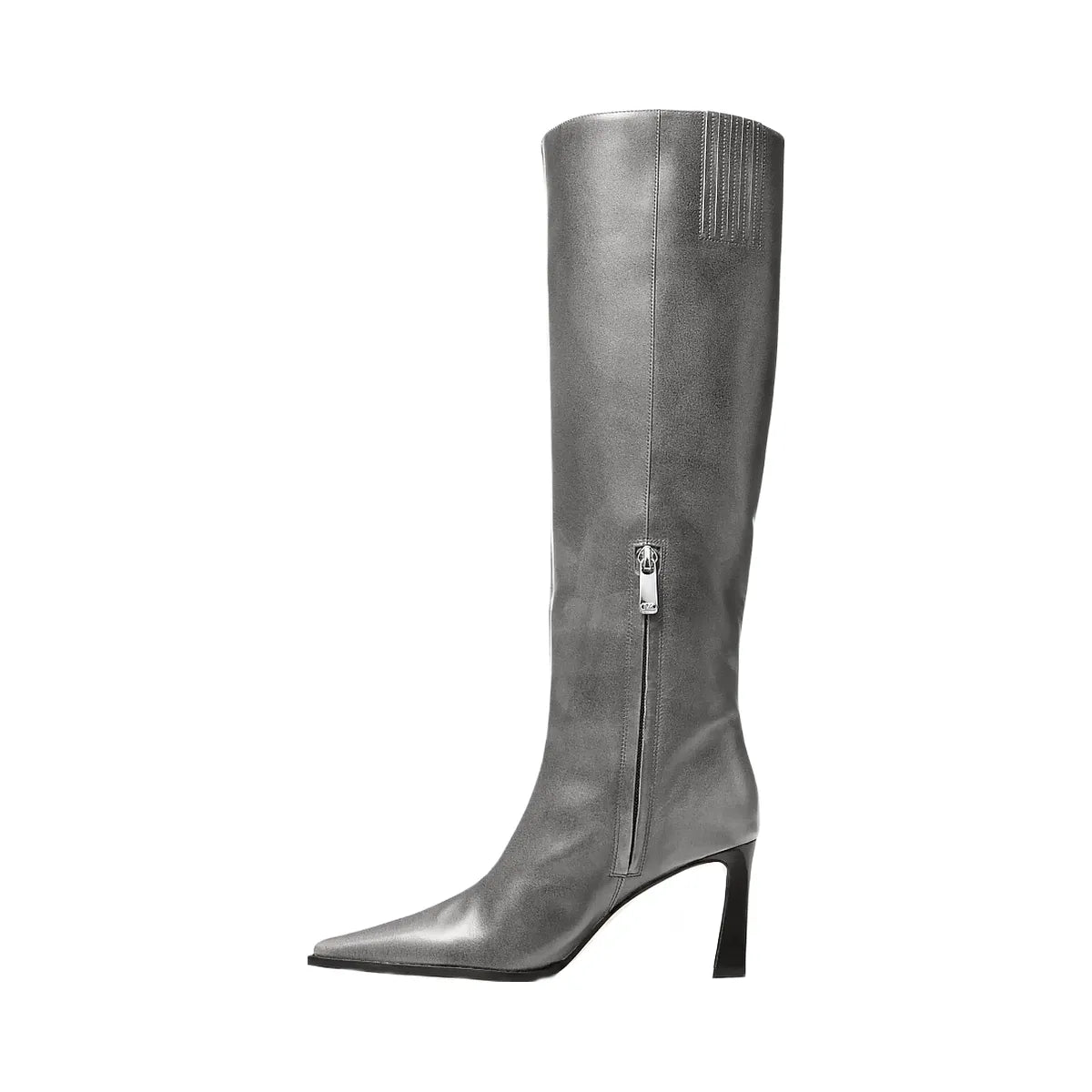 Michael Kors Darrah Burnished Leather Boot Storm