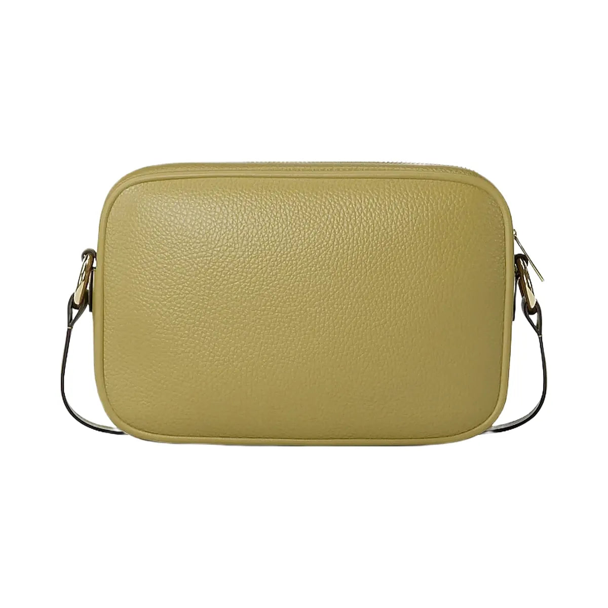Michael Kors Jet Set Large Pebbled Leather Camera Crossbody Bag Oregano