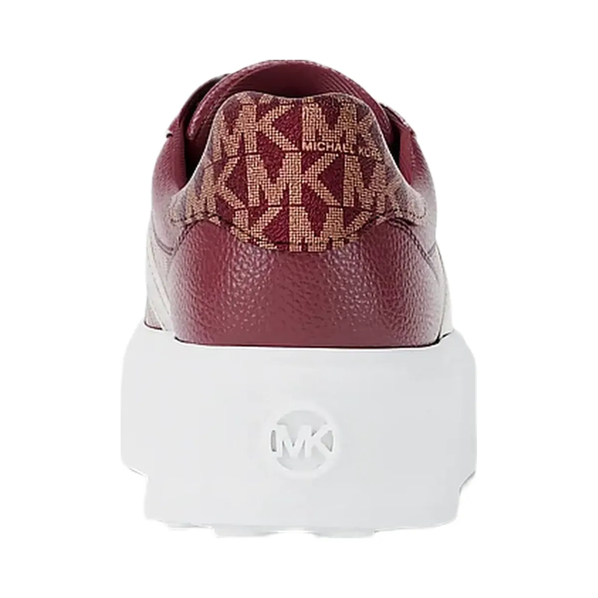 Michael Kors Romey Signature Logo Stripe Platform Sneaker Cherry