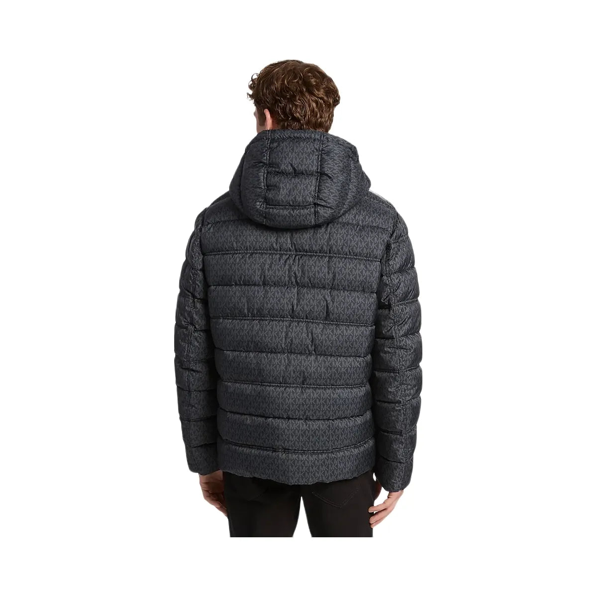 Michael Kors Signature Logo Reversible Jacket Black
