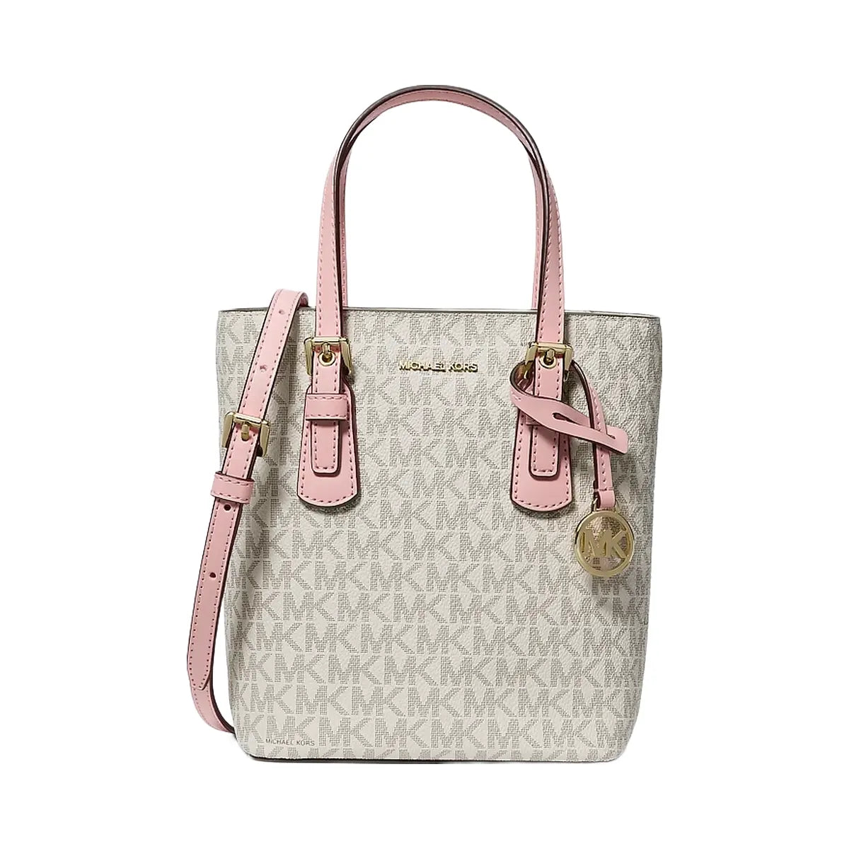 Michael Kors Voyager Extra-Small Signature Logo Convertible Crossbody Bag Pwd Blsh Mlt