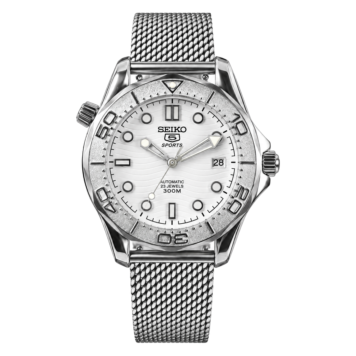Seiko Mod Seamaster White