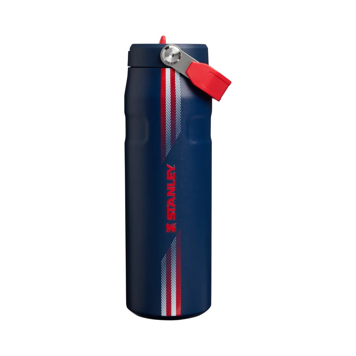 Stanley Country Collection Iceflow Aerolight Flip Straw Bottle Team Navy Red 24 OZ