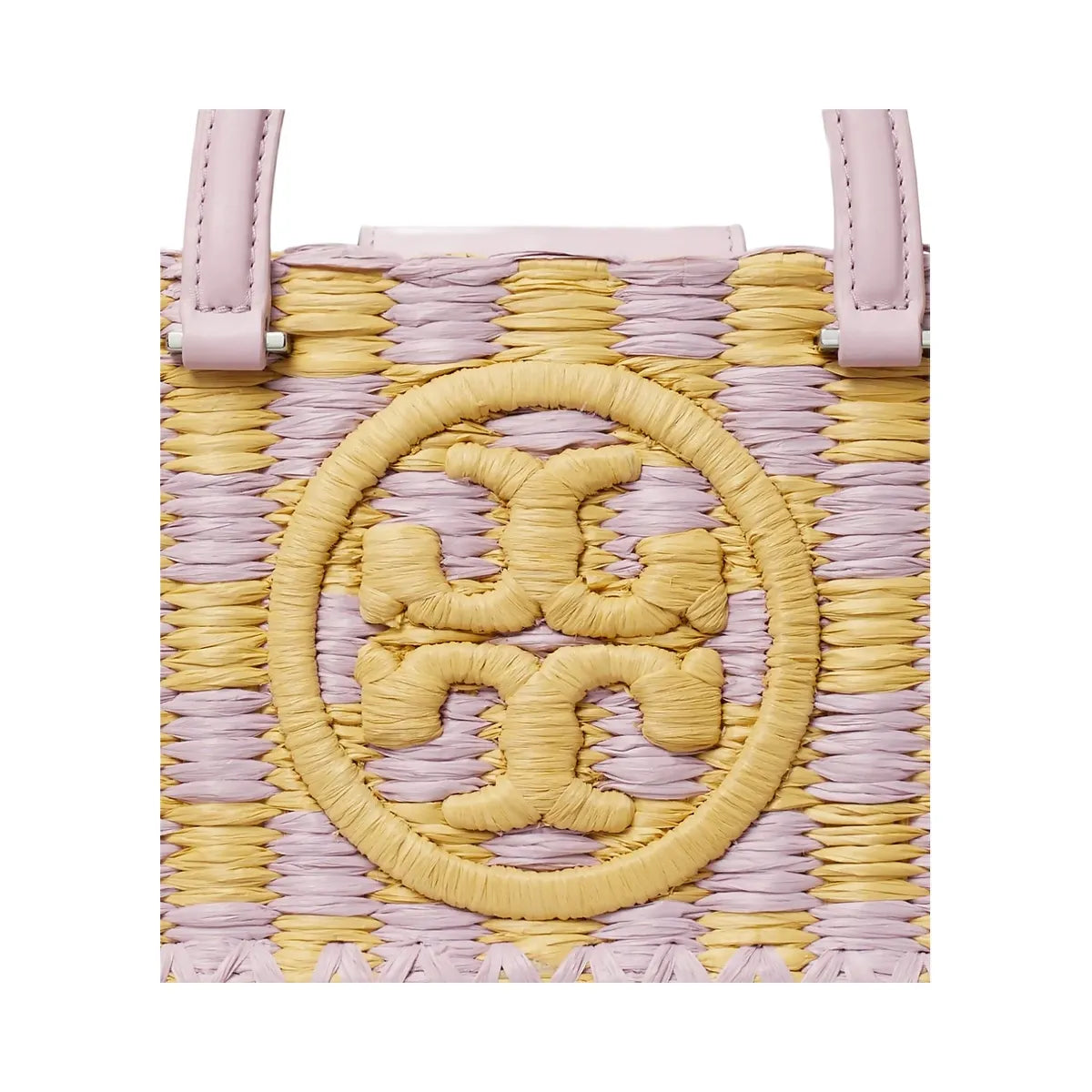 Tory Burch Ella Hand-Crocheted East-West Tote Pale Purple