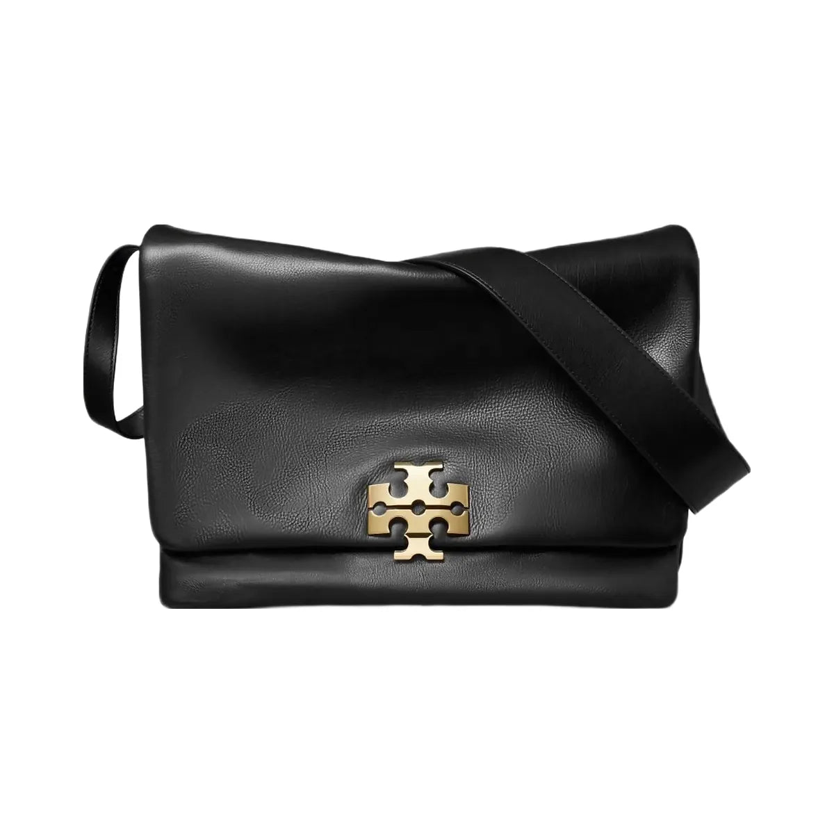 Tory Burch Large Charlie Shoulder Bag BLACK/GOLD