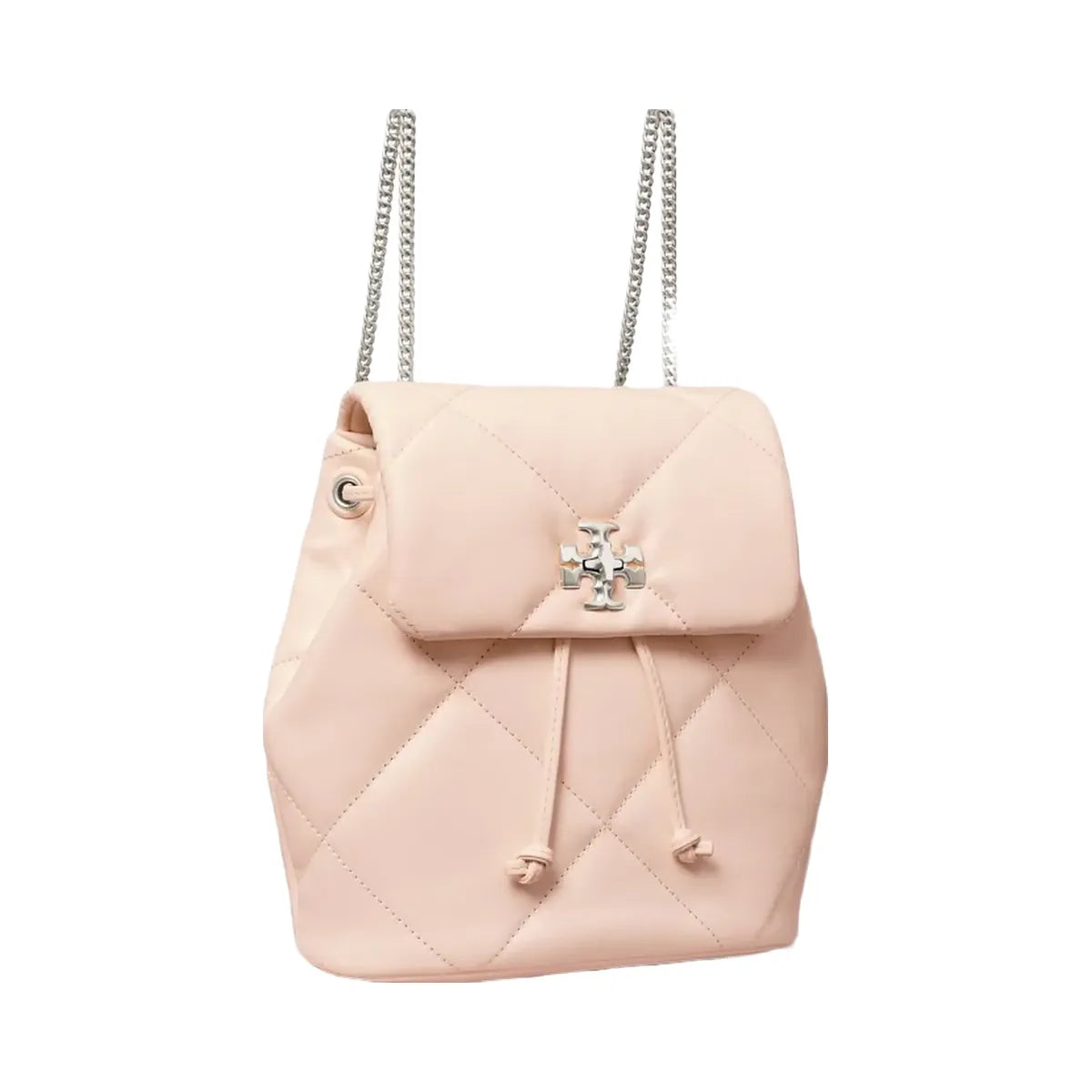 Tory Burch Mini Kira Diamond Quilt Backpack Soft Pink