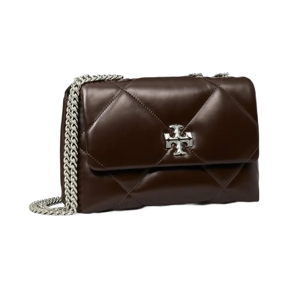 Tory Burch Small Kira Diamond Quilt Shoulder Bag Cocoa