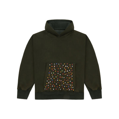 Gem Hoodie In Green