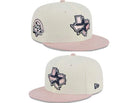 Houston Astros New Era Chrome Rogue 59FIFTY Fitted Hat - White/Pink