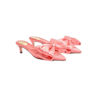 Valentino Yolande Satin Mule 45mm Salmon