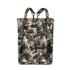 Muddled Shopper Tote cum backpack- Oxidized olive