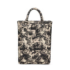 Muddled Shopper Tote cum backpack- Oxidized olive