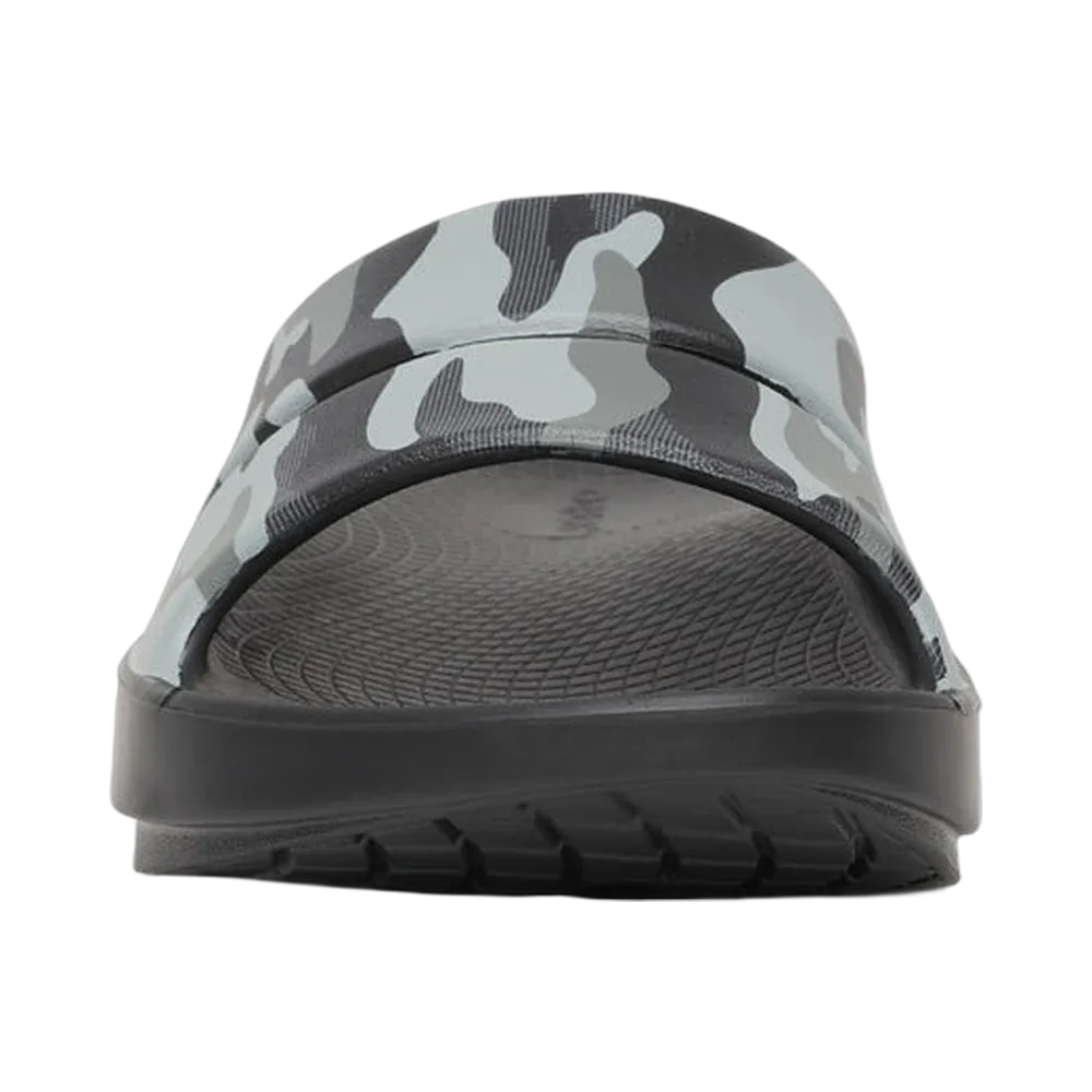 Oofos OOahh Sport Slide Sandal Night Camo