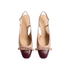 Valentino Valet Du Roi Kid Slingback Pump 60mm Butter