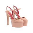 Valentino Crasher Platform Pumps In Kidskin 145mm Pink