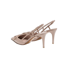 Valentino VLogo Signature Calfskin Slingback Pump 80mm Poudre