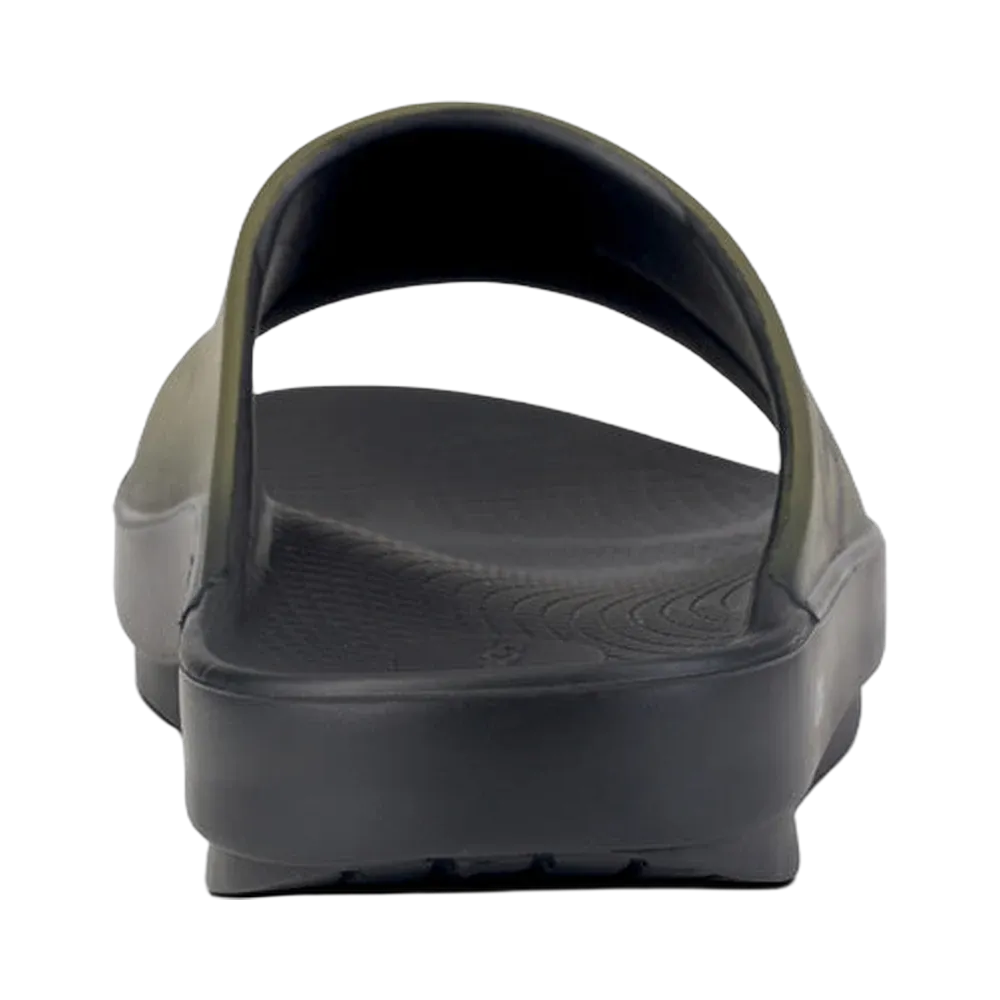 Oofos OOahh Sport Slide Sandal Tactical Green