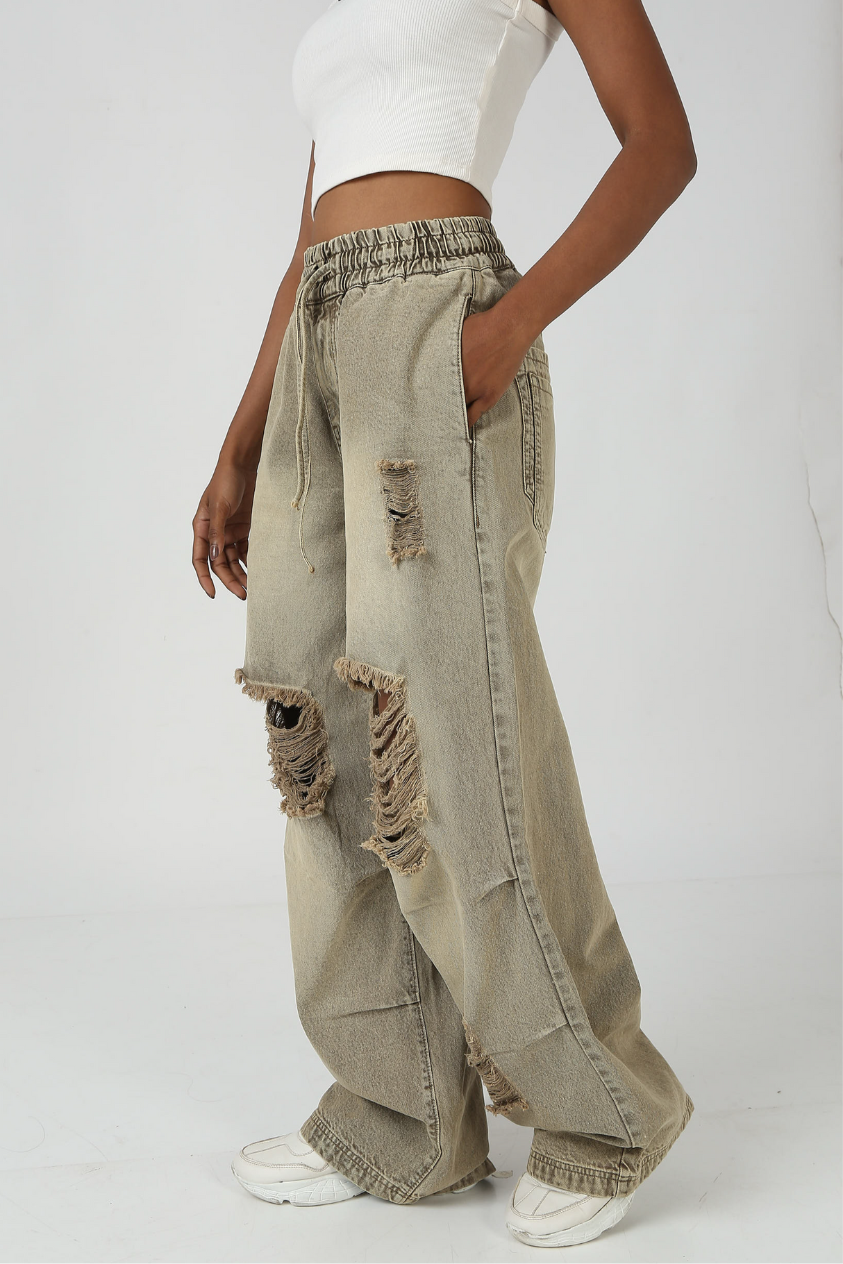 Sand Wash Baggy Denim