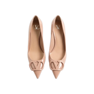 Valentino VLogo Signature Patent Leather Pumps 60mm Rose Cannelle
