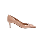 Valentino VLogo Signature Patent Leather Pumps 60mm Rose Cannelle