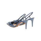 Valentino VLogo Signature Patent Leather Slingback Pump 80mm Azure