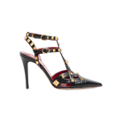 Valentino Studdy Kidskin Pumps 100mm Black