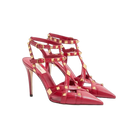 Valentino Studdy Kidskin Pumps 100mm Red