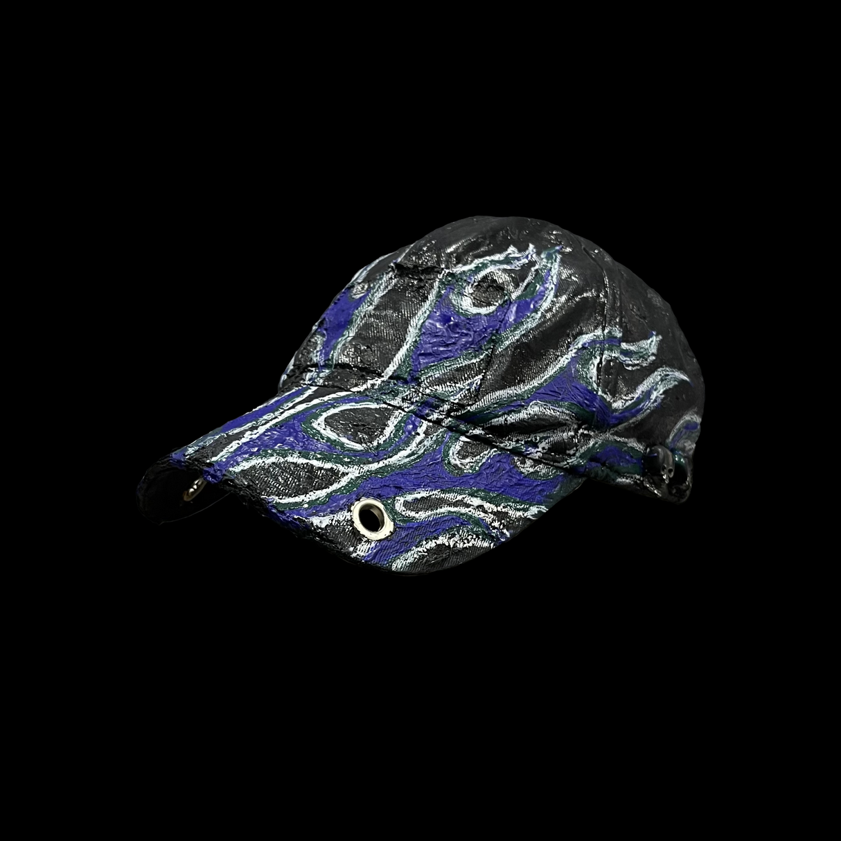 Coated baseball cap