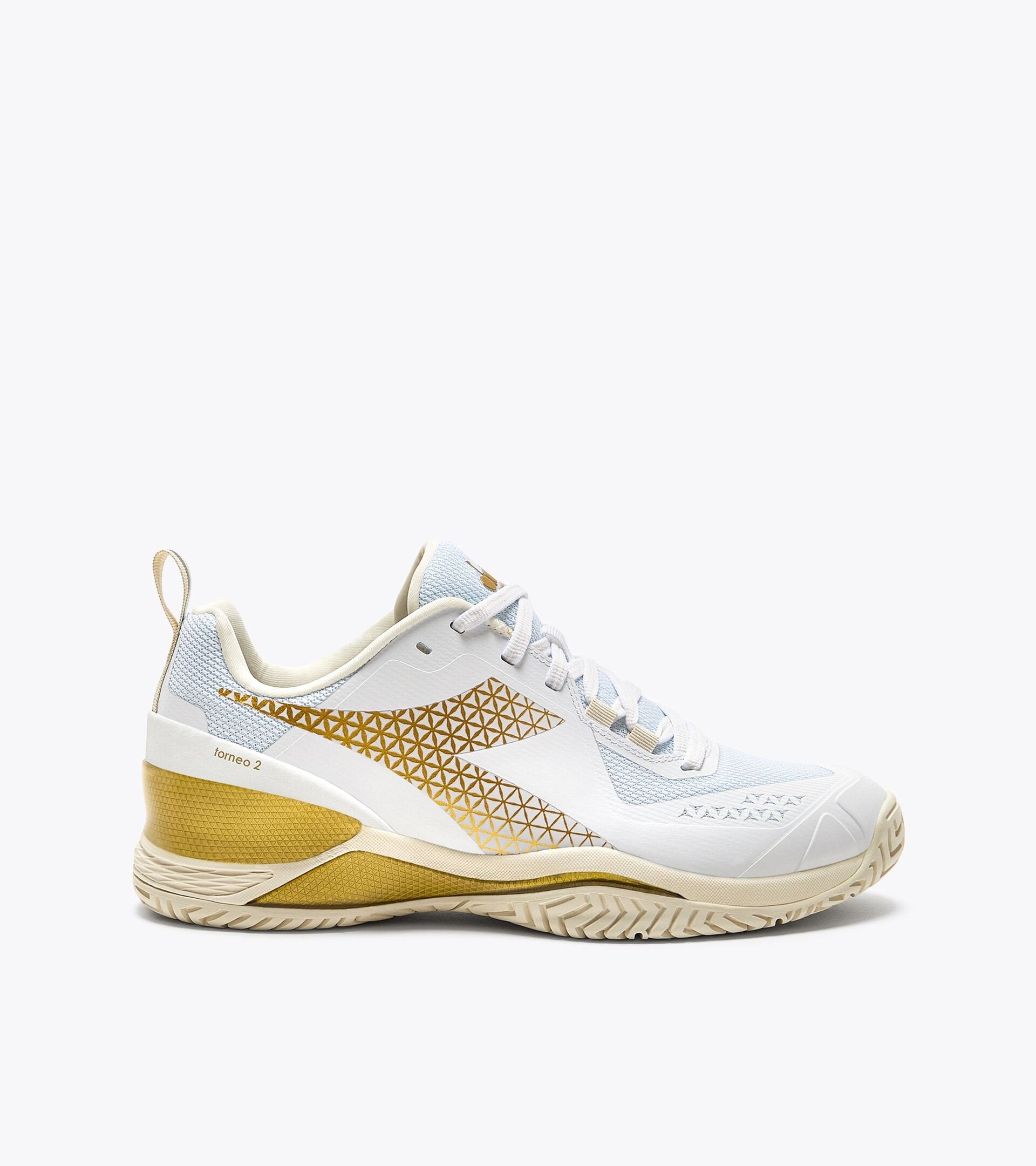 Diadora Blushield Torneo 2 W Ag White/Gold