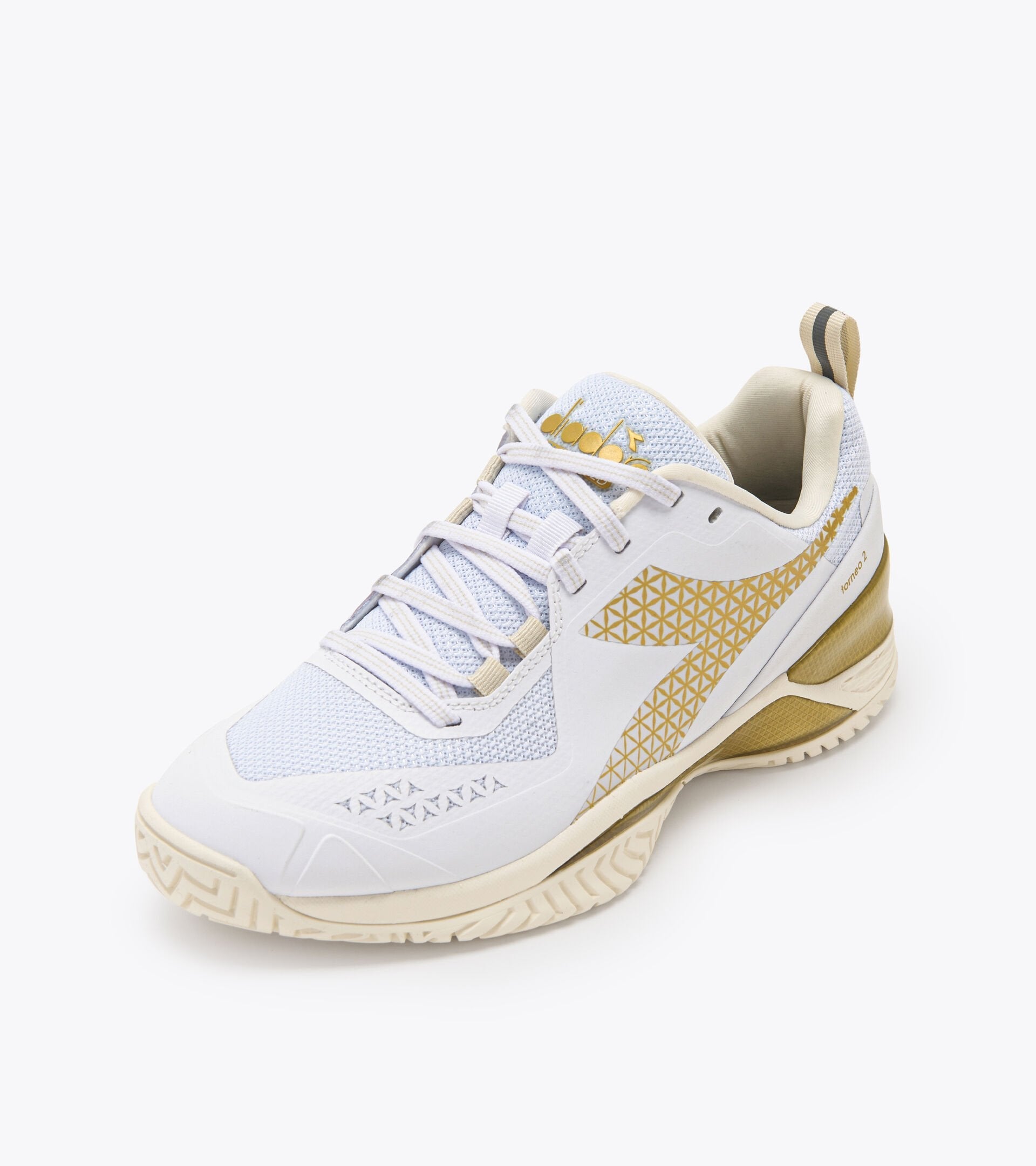 Diadora Blushield Torneo 2 W Ag White/Gold