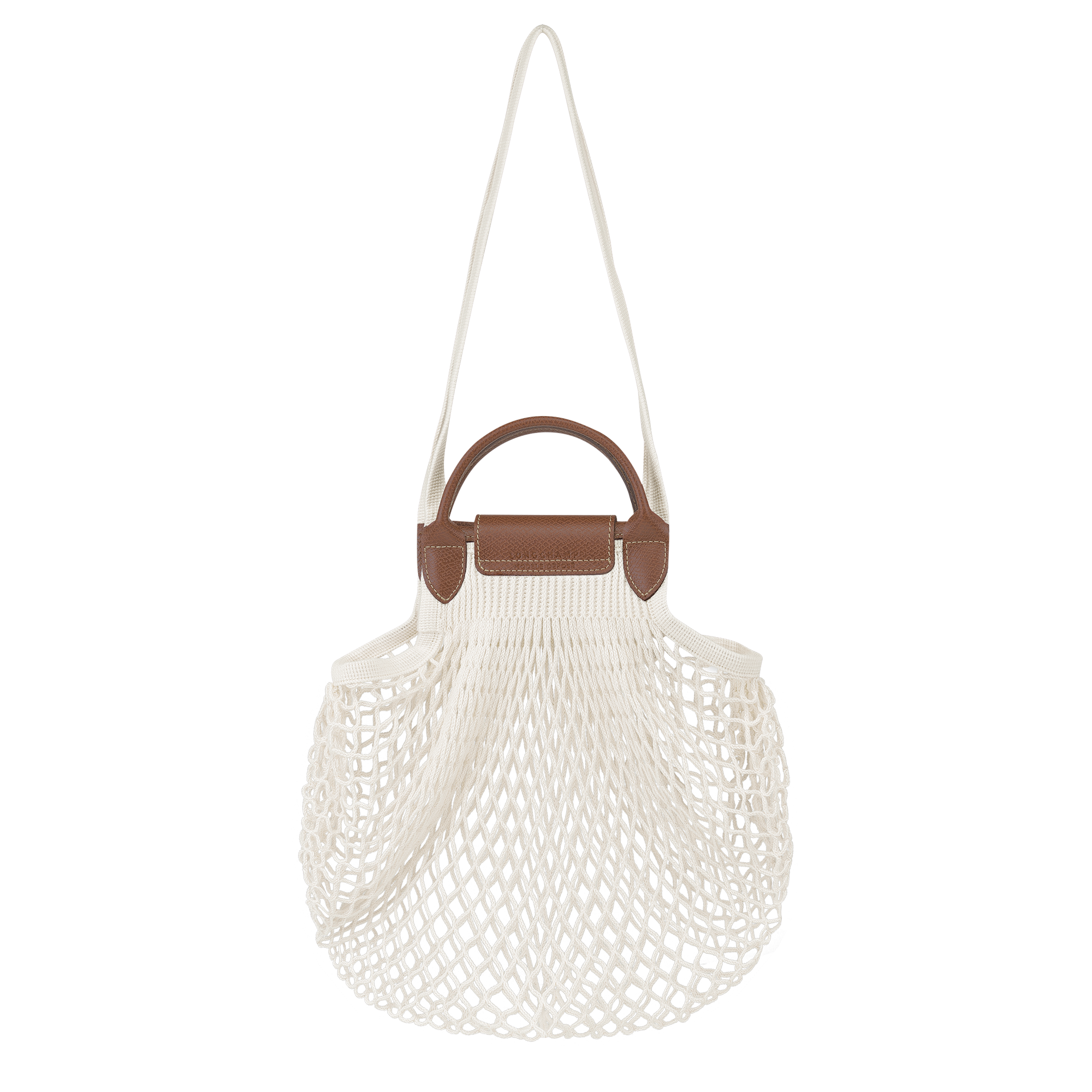 Longchamp Le Pliage Filet L Mesh bag Ecru