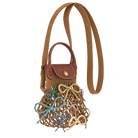 Longchamp Le Pliage Collection XS Mesh bag Tobacco