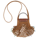 Longchamp Le Pliage Collection XS Mesh bag Tobacco