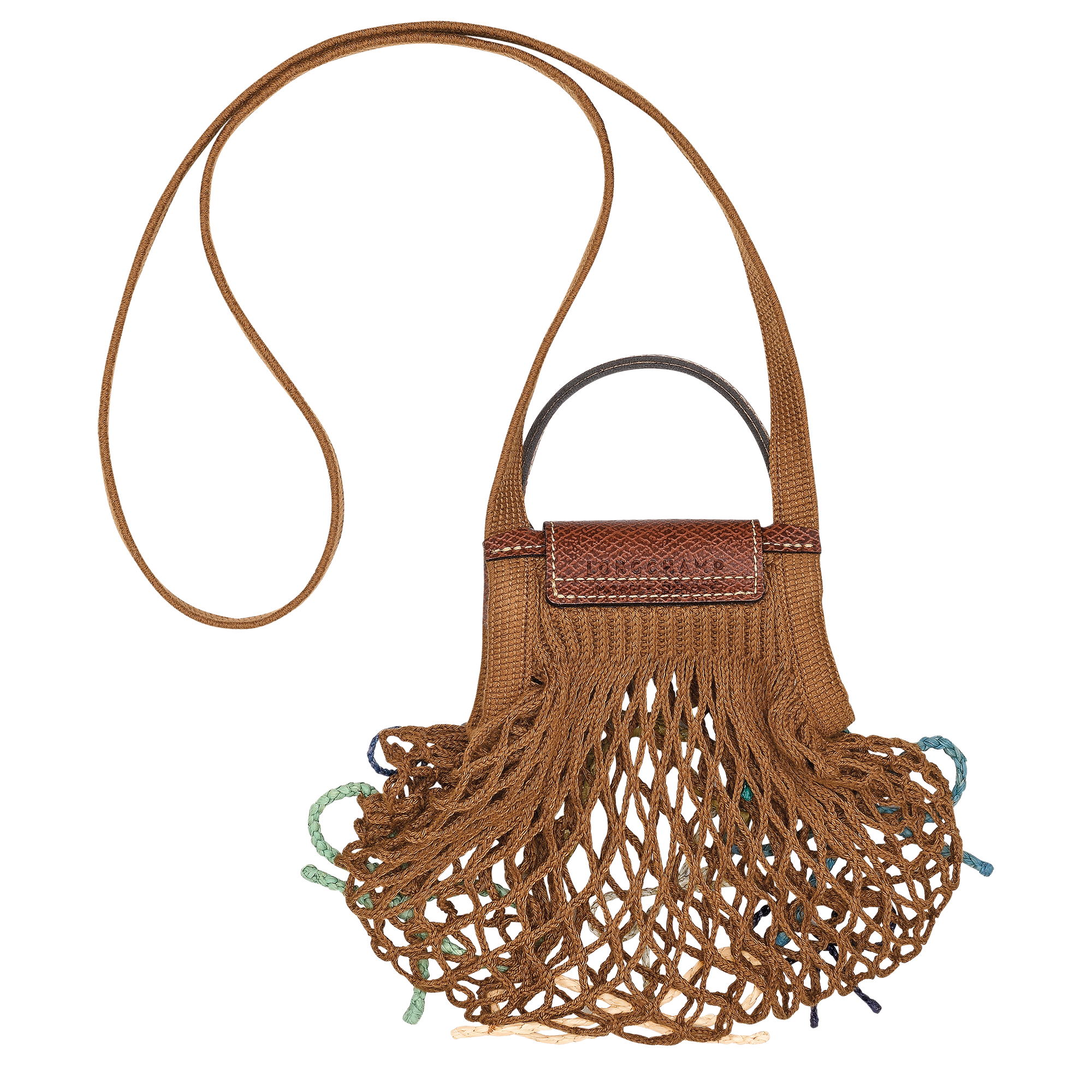 Longchamp Le Pliage Collection XS Mesh bag Tobacco