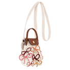 Longchamp Le Pliage Collection XS Mesh bag Ecru