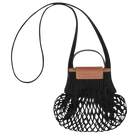Longchamp Le Pliage Filet XS Mesh bag Black