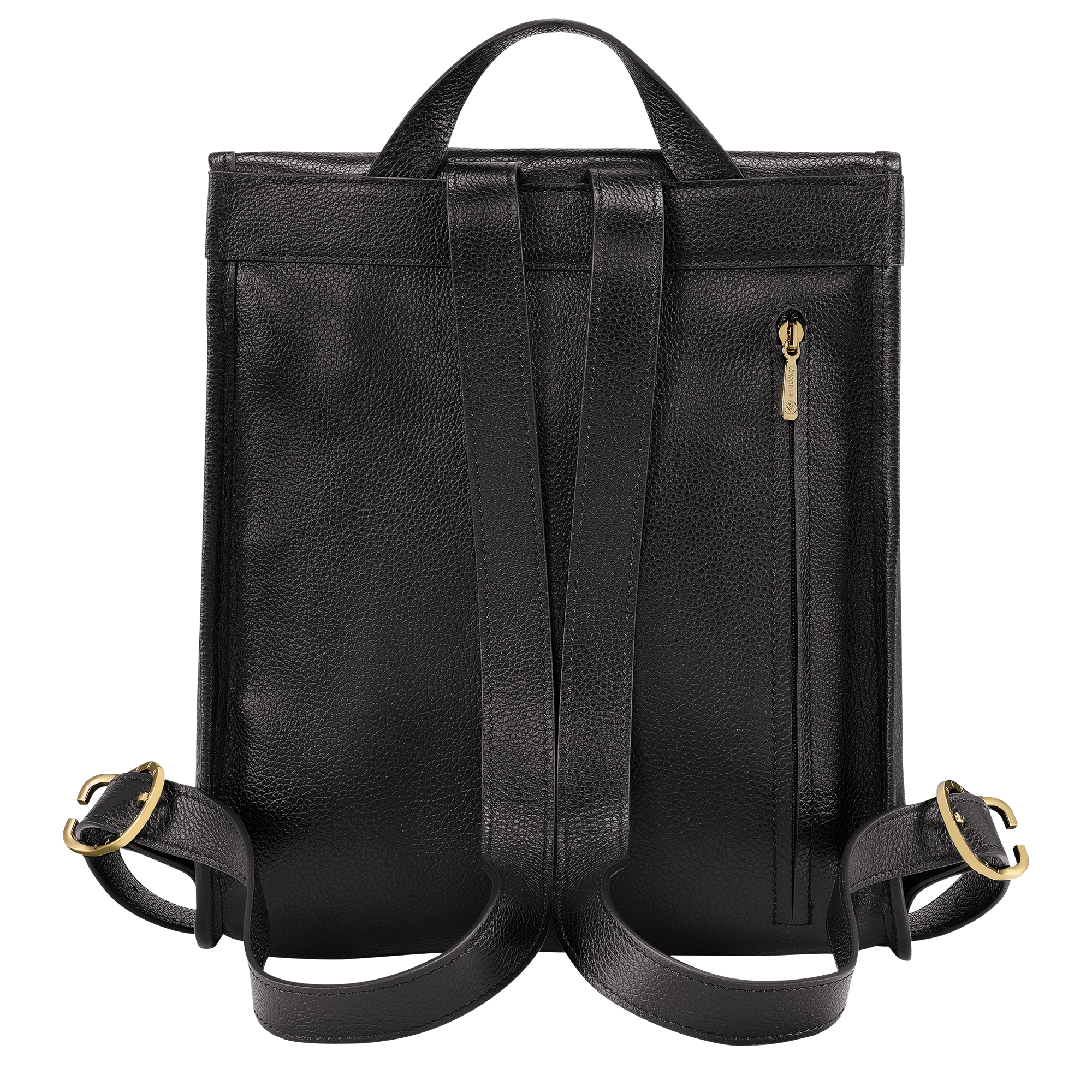 Longchamp Le Foulonné M Backpack Black