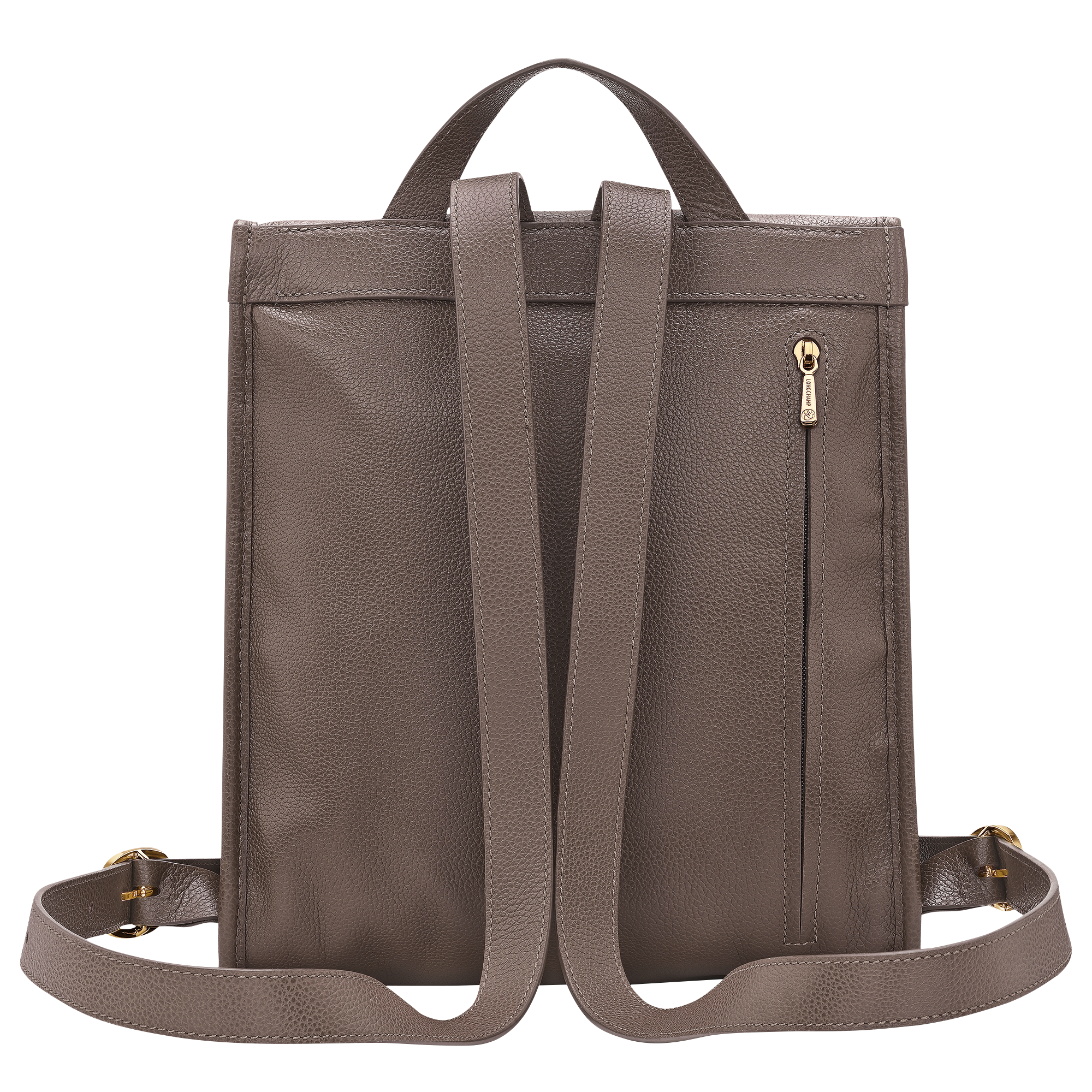 Longchamp Le Foulonné M Backpack Taupe