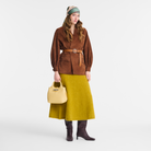 Longchamp Le Roseau S Handbag Yellow Chick