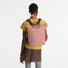 Longchamp Le Pliage Original M Backpack Pink Tea